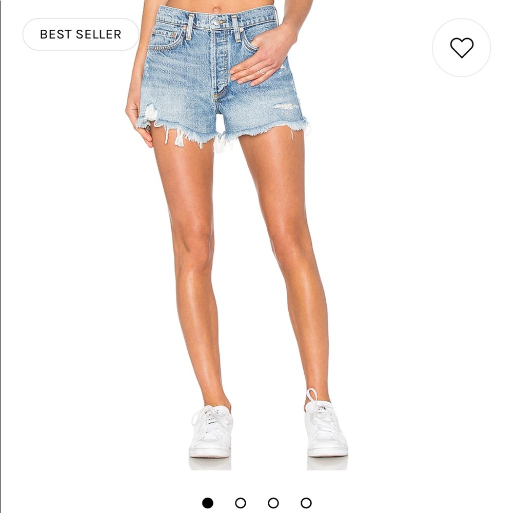 Agolde Parker Vintage Cut Off Short in Swapmeet